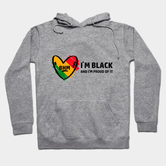 i am black and i proud of it Hoodie by Neon Deisy